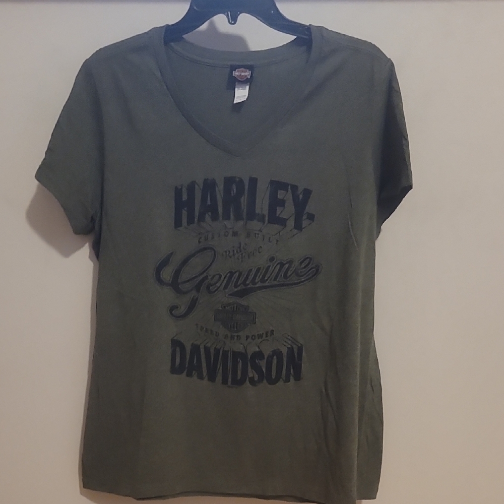Harley-Davidson Dark Green Graphic T-Shirt